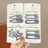 Pinza BB para Niñas Pinza para el Cabello de Estrella de Cinco Puntas Tocado 2025 Nueva Pinza Pinza para Flequillo de Cabello Roto de Bebé Pinza para el Cabello de la Frente de Niños
