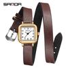 Nuevo Reloj Cuadrado para Mujer Reloj de Cuarzo Moda Simple Digital Nicho Temperamento Explosión de Tiktok Reloj Impermeable
