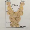 Encaje bordado lentejuelas collar decorativo con cuentas DIY costura cheongsam accesorios para ropa de escenario y danza accesorios