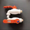 Válvula de engate rápido com esfera, válvula de passagem reta de alto fluxo, durável e prática para uso externo, adequada para torneiras de água quente e fria de engenharia, prática e fácil de usar