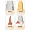 Cono de Carretera de Acero Inoxidable Cono Reflectante de Advertencia Rosa Dorado Barrera de No Estacionar Cubo para Helado Metal Cono de Carretera de Acero Inoxidable