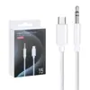 Para Letv Apple 15 macaron Adaptador de cabo de áudio para carro AUX tipo-c para cabo de áudio de 3,5 mm