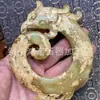 Ornamentos de Dragão Vintage Atacado Dragão de Jade Peças Grandes Dragão do Zodíaco Antigo Jade Velho Itens Populares para Transmissão ao Vivo e Dropshipping