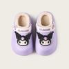 Pantuflas de Algodón para Niños Happy Mary Sanrio Otoño e Invierno Bolsita de Interior para Niñas con Perro de Orejas Grandes Zapatos de Algodón con Cubierta de Lana para Bebé para Hombres