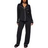 Pijama de Mujer Transfronterizo Otoño e Invierno Camisa de Manga Larga y Pantalones Conjunto de Dos Piezas Ropa de Casa y Ropa de Dormir para Mujer Europea y Americana