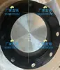 Válvula de descarga para camión cisterna de aleación de aluminio operada por palanca, estándar europeo, con mirilla, conector de válvula de carga inferior, válvula API