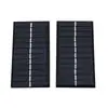 Venda quente da Amazon Painel Solar 6V 1W pequena potência painel de borracha gota de cristal único painel fotovoltaico solar