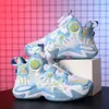 Zapatillas de Baloncesto para Niños 2026 Primavera/Otoño Nuevas Malla Transpirable Zapatos para Partido Real para Niños Medianos y Grandes Zapatos Deportivos Resistentes al Desgaste Venta al Por Mayor