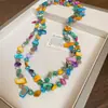 Collar Redondo de Concha Estilo Isla Romántico, Lujo Ligero y Sensación de Alta Gama, Cadena para Clavícula, Accesorio Versátil de Nicho para Vacaciones en la Costa para Mujeres