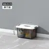 Caja de Almacenamiento para Uso Doméstico, Caja de Almacenamiento Transparente para Artículos Varios y Juguetes, Caja Organizadora Grande para Ropa, Canasta de Plástico para Snacks