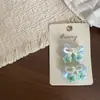 Nuevo Clip para el Cabello de Niña con Forma de Corazón de Encaje Azul Fresco, Goma para el Cabello, Pasador, Pinza Lateral, Banda Elástica