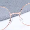 Gafas Redondas Retro Metálicas 7001 Mismo Estilo Xiaohongshu Disponibles para Hombre, Gafas Lisas Estilo Estudiante Moda Coreana