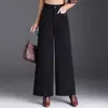 Pantalones de Pierna Ancha de Color Sólido Cálidos de Felpa de Moda para Mujer 2026 Invierno Nuevo Estilo Coreano Cintura Alta Caída Adelgazantes Casuales de Moda