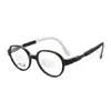 Armazón de Gafas Retro Tr90 de Silicona para Niños y Estudiantes con Varillas Antideslizantes Ajustables, Venta al por Mayor desde la Tienda de Fábrica de Gafas de Danyang