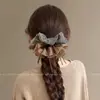 Elástico de Cabelo de Fita para Mulheres 2026 Novo Estilo Corda de Cabelo para Coque Alta Elasticidade Acessório de Cabelo Ornamento de Cabelo