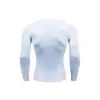 Transfronterizo 2026 Talla Europea Hombre Secado Rápido Transpirable Manga Larga Camiseta Entrenamiento Baloncesto Capa Base Deportiva Color Sólido Superior en Stock