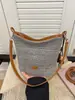 Bolso de Mano Tejido Transfronterizo Bolso Cubo para Mujer 2026 Nuevo Verano Bolso de Playa para el Trabajo Bolso de Hombro Cruzado Versátil