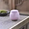 Mini Lata de Té de Cerámica, Tarro Sellado de Polvo de Yeso, Tarro de Almacenamiento de Té de Flores, Botella Pequeña de Porcelana, Caja de Té Portátil