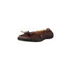 Sapatos de Ballet Esportivo Rasos de Cetim Francês Bico Redondo Laço Pregas Sola Rasa Simples Outono 2026 Sapatos Simples de Salto Baixo