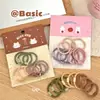Lindo Set de Gomas para el Cabello Dopamina de Alta Elasticidad para Niños Bebé Bandas de Goma Pequeñas Coletas Trenzas Gomas Versátiles Accesorios para el Cabello