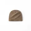 Gorro de Cachemira para Mujer 100% Cachemira Nueva Temporada Otoño Invierno Gorro de Punto Protección para Orejas Moda Sencillo Color Sólido
