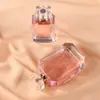 Botella de Vidrio para Perfume Cosmético de 100 ml, Botella Vacía con Atomizador de Presión de 50 ml, Botella Rellenable con Tapa de Presión, Botella Vacía con Atomizador de Presión