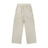 Pantalones anchos rectos de algodón y lino para hombre, estilo dinero viejo japonés de venta caliente transfronteriza, otoño 2026, entrega directa de fábrica