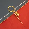 Liga de Metal Colher de Ouvido Chaveiro Pingente Colher de Ouvido Pingente de Chaveiro Feminino Criativo Cobre Cabacinha Pingente Acessórios
