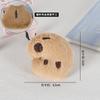 Boneca Fofa Boneca Kapibala Pingente de Pelúcia Broche Dos Desenhos Animados Com Capuz Castor Bolsa Acessórios Pendurados Acessórios