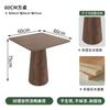 Mesas y Sillas Comerciales para Catering Transfronterizo, Restaurantes en Cadena, Mesas de Comedor de Madera Maciza, Mesas Redondas para Tiendas de Té de Leche, Mesas y Sillas para Cafeterías de Cocina Fusión