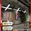 Luminária Pendente Cruz de LED para Lojas, Restaurantes, Recepções, Luminárias de Design Criativo para Escritórios, Academias, Supermercados, Luminárias de Estilo Industrial