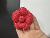 Acessório de Moda de Seda de Alta Qualidade 8cm Flor de Camélia Ultra-Resistente com Broche e Presilha Dupla Utilização