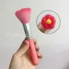 Pincel de Maquillaje de Flor Única de 5 Pétalos, Pincel para Rubor, Pincel para Iluminador, Pincel para Polvo Suelto, Pincel para Contorno, Herramienta de Belleza, Iluminar y Fijar el Maquillaje