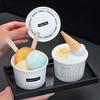 Celebridade da Internet Copo de Papel para Sorvete Gelato Tampa de Papel Tigela para Bola de Sorvete Tigela Pequena para Sorvete Iogurte Impressão Comercial Logo