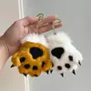 Pingente Chaveiro Tigre Pequeno Boneco de Pelúcia Brinquedo Fofo Boneco Tigre de Amur Presente de Aniversário Infantil