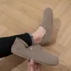 Nuevos zapatos de moda retro para hombre estilo Birkenstock 2026 con hebilla cuadrada, ligeros, versátiles, sin cordones, mocasines casuales
