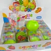 Juguete squishy de fruta para aliviar el estrés, juguete de simulación realista para aliviar el estrés y desahogarse, bloques de fruta coloridos rellenos de harina