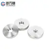 Tuerca de Acero Inoxidable 304 Guanjijie de Apriete Manual con Cabeza Plana Ampliada, Rosca Interna Fina, Tapa de Tornillo de Ajuste Moleteada M3-M10