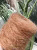 Lã Mohair Longa de Espessura Média, cerca de 40% Lã, Macia e Não Pica, Linha para Casacos, Suéteres, Lenços e Xales