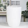 Jingdezhen Macetas de Cerámica Extra Grandes en Blanco y Negro Simples para Balcón Interior Piso Plantación Árbol del Dinero Planta Verde Plantas en Maceta