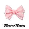 Corbata de moño plisada de gran venta, moño de lunares, hecho a mano, DIY, parche para funda de teléfono, pasador para el cabello, joyería, accesorios de resina al por mayor