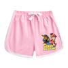 Ropa para niños del equipo Wang Wang, camiseta de manga corta de algodón, pantalones cortos, traje casual de dos piezas para niños de verano nuevos y atractivos.