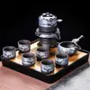 Juego Automático de Té de Arcilla Púrpura Original Juego de Té Kung Fu Venta al por Mayor Regalo Promocional para Oficina y Hogar Caja de Regalo con Logo