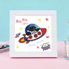 Mona Lisa Bordado a Punto de Cruz Enmarcado Pintura Infantil Kit de Materiales DIY Decoración de Mesa Kit para Principiantes