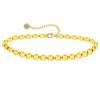 Europeu e Americano Mais Vendido Aço Titânio 14K Pclip Pulseira Feminina Simples Pequena Conta de Arroz Corrente de Avião Pulseira Transfronteiriça Pulseira Atacado