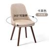 Silla Individual de Madera Maciza Estilo Nórdico Respaldo Silla de Comedor Ins Taburete de Maquillaje de Celebridad Cibernética Silla de Escritorio para Computadora Hogar Simple