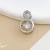 Pingente Mais Vendido, Acessórios Inteligentes e Modernos, Coroa Elegante com Recortes Tendência, Acessórios para Joias DIY com Zircônia