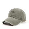 Boné de Baseball Lavado de Algodão Puro Estilo Coreano Moda Masculina e Feminina Chapéu Torre Casual Chapéu de Cowboy Velho Top Macio Aba Curva Chapéu de Bico de Pato
