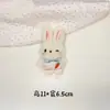 Pelúcia Coelho Fofo Squeaky Boneca Acessórios Original Macio Fofo Corpo Inteiro Coelho Menina Bolsa de Coração Pingente Boneca