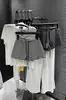 Shorts Deportivos Casuales a Rayas de Bloques de Color para Mujer 2026 Verano con Cordón de Cintura Alta Adelgazantes de Pierna Ancha Pantalones Cortos Ajustados para Ropa Exterior